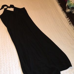 Lane Bryant Black Halter Maxi Dress 14/16